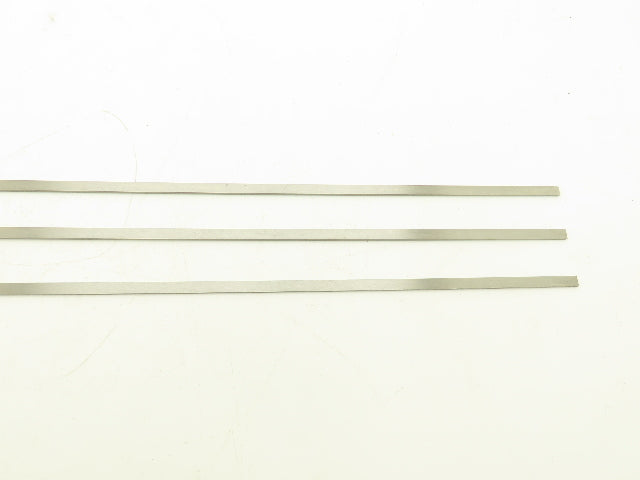 Nutec 42 4142 Alloy Steel Ground Flat Bar Stock 1/8"x 3/8"x 36"L  Lot of 3