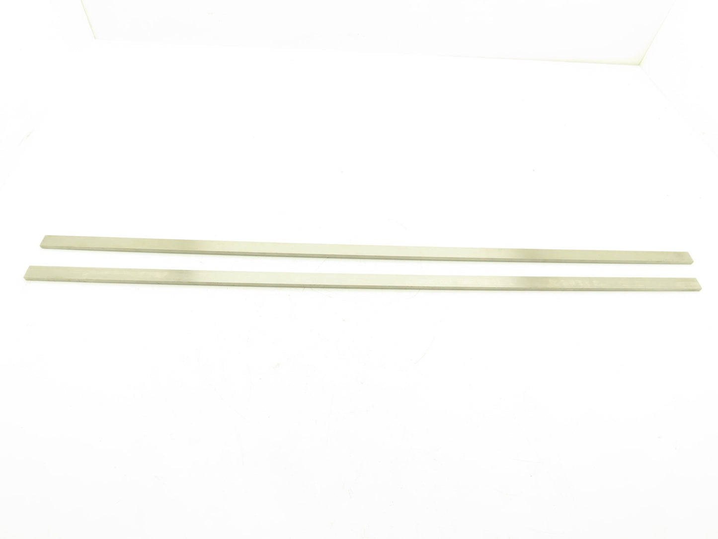 Nutec 42 4142 Alloy Steel Ground Flat Bar Stock 1/4"x 3/4"x 36"L  Lot of 2