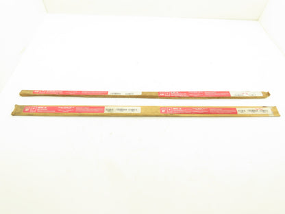 Nutec 42 4142 Alloy Steel Ground Flat Bar Stock 1/4"x 3/4"x 36"L  Lot of 2