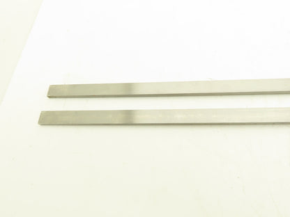 Nutec 42 4142 Alloy Steel Ground Flat Bar Stock 1/4"x 3/4"x 36"L  Lot of 2