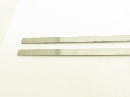 Nutec 42 4142 Alloy Steel Ground Flat Bar Stock 1/4"x 3/4"x 36"L  Lot of 2