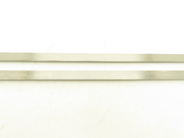 Nutec 42 4142 Alloy Steel Ground Flat Bar Stock 1/4"x 3/4"x 36"L  Lot of 2