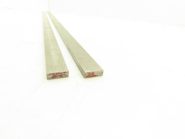 Nutec 42 4142 Alloy Steel Ground Flat Bar Stock 1/4"x 3/4"x 36"L  Lot of 2