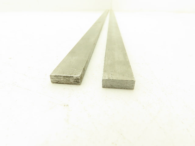 Nutec 42 4142 Alloy Steel Ground Flat Bar Stock 1/4"x 3/4"x 36"L  Lot of 2