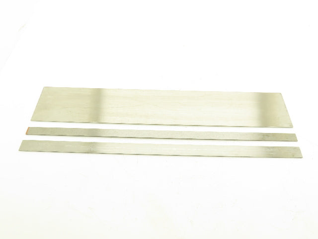 1018 Carbon Steel Ground Flat Bar Stock 1/8"Thick x 24"L  3/4", 1", 4" Lot of 3