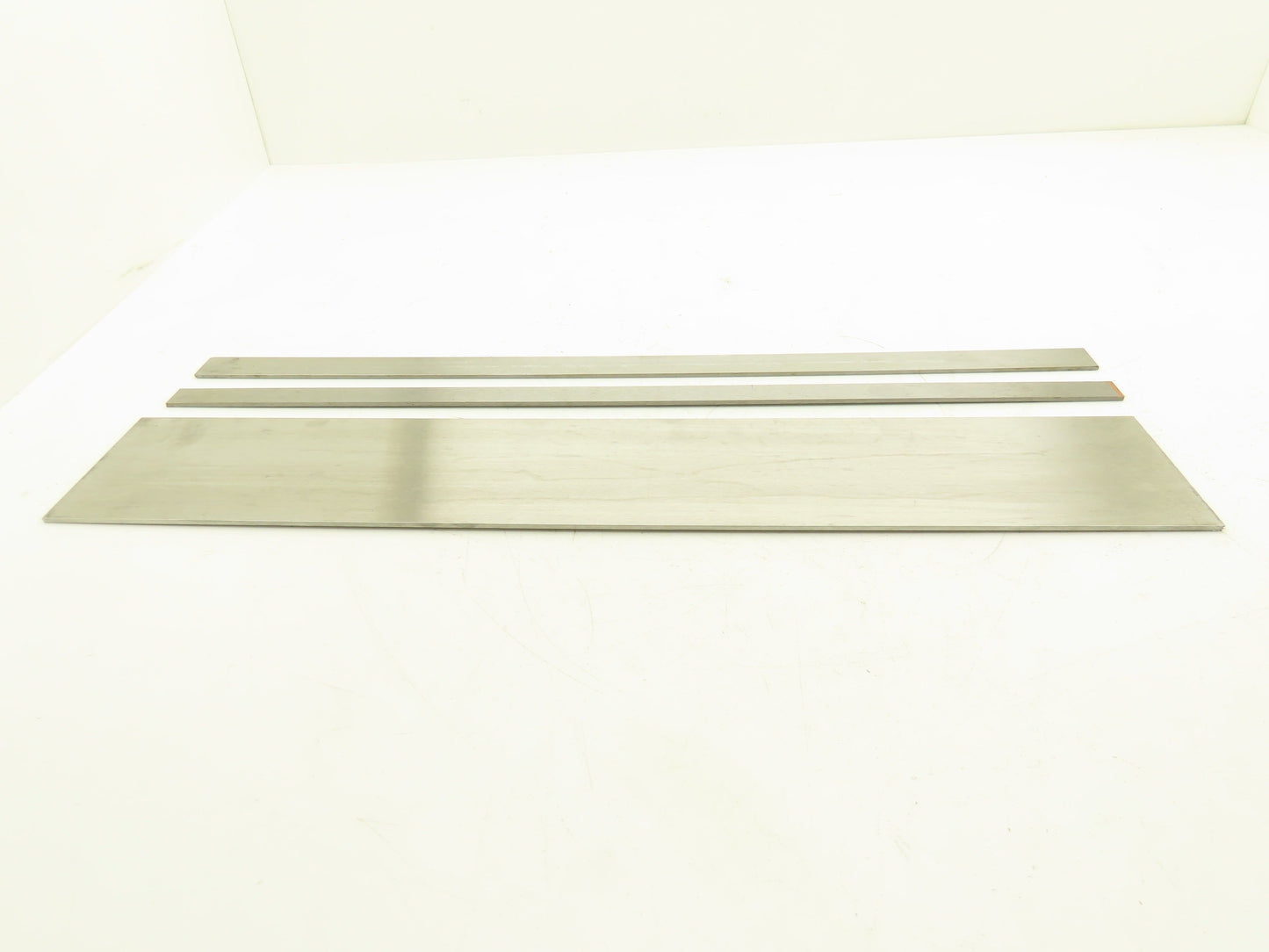 1018 Carbon Steel Ground Flat Bar Stock 1/8"Thick x 24"L  3/4", 1", 4" Lot of 3