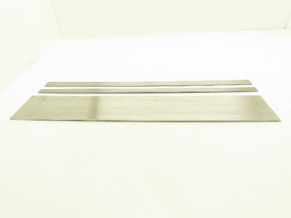 1018 Carbon Steel Ground Flat Bar Stock 1/8"Thick x 24"L  3/4", 1", 4" Lot of 3