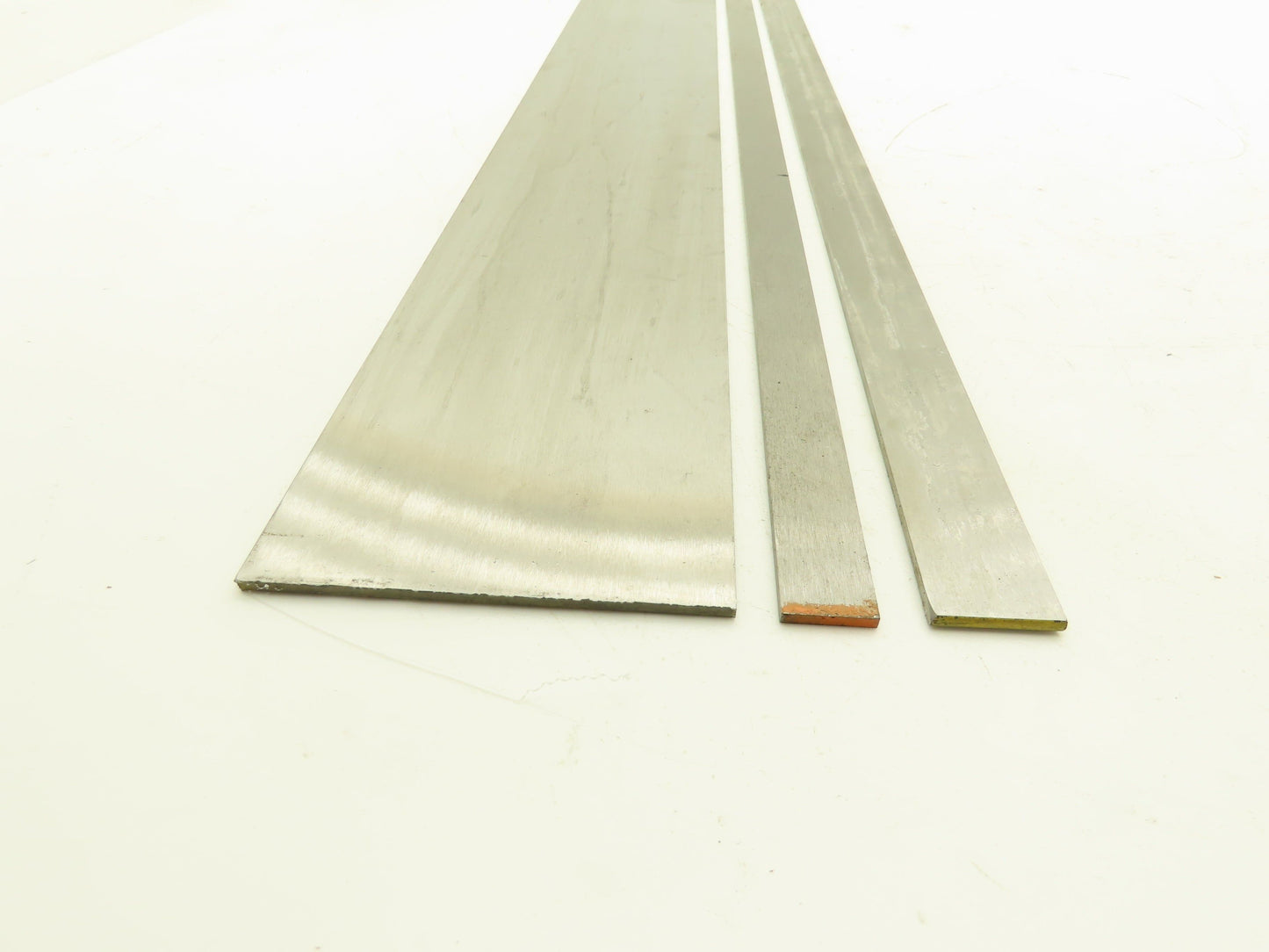 1018 Carbon Steel Ground Flat Bar Stock 1/8"Thick x 24"L  3/4", 1", 4" Lot of 3