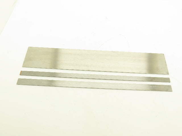 1018 Carbon Steel Ground Flat Bar Stock 1/8"Thick x 24"L  3/4", 1", 4" Lot of 3