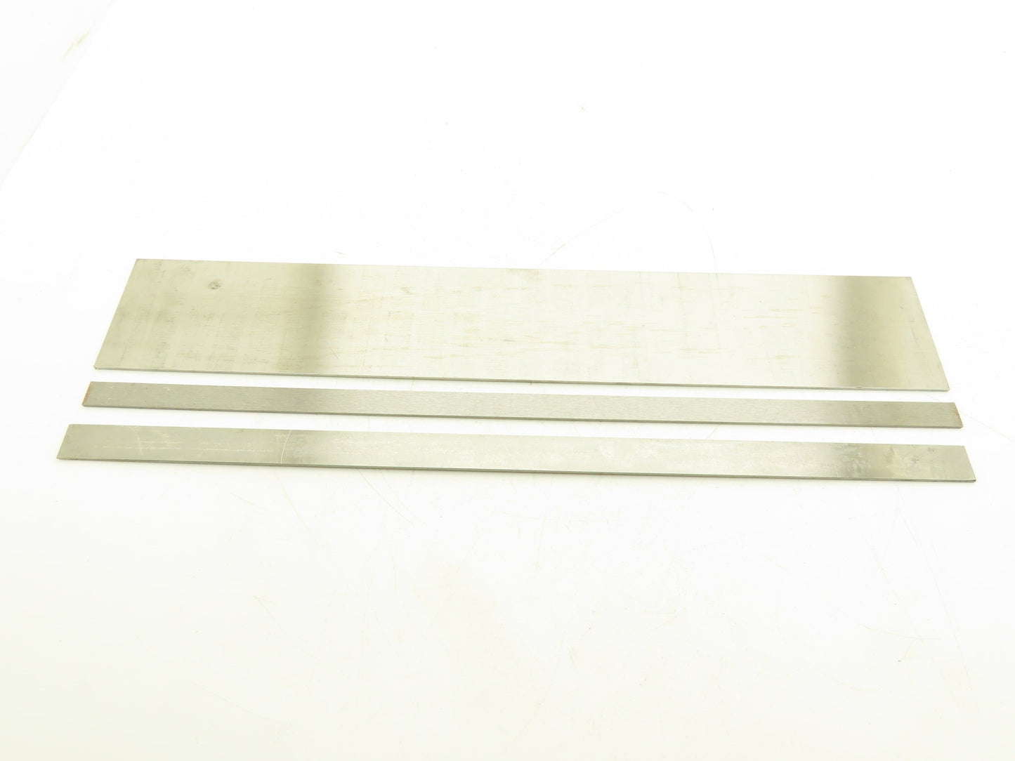 1018 Carbon Steel Ground Flat Bar Stock 1/8"Thick x 24"L  3/4", 1", 4" Lot of 3