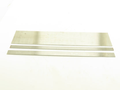 1018 Carbon Steel Ground Flat Bar Stock 1/8"Thick x 24"L  3/4", 1", 4" Lot of 3