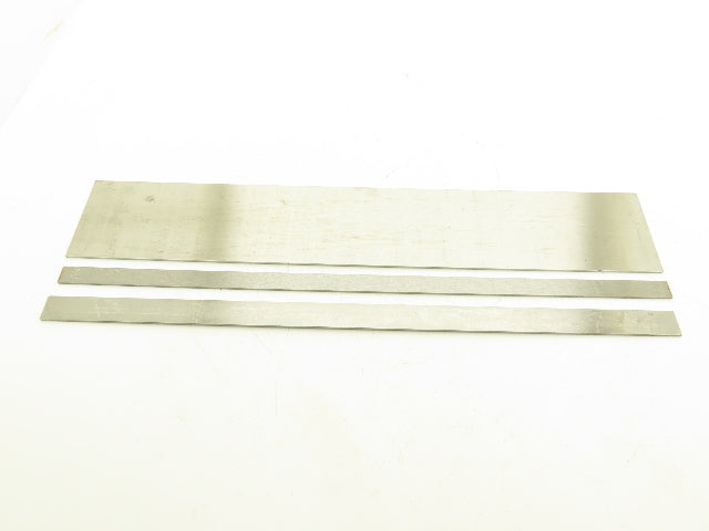 1018 Carbon Steel Ground Flat Bar Stock 1/8"Thick x 24"L  3/4", 1", 4" Lot of 3