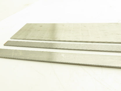 1018 Carbon Steel Ground Flat Bar Stock 1/8"Thick x 24"L  3/4", 1", 4" Lot of 3