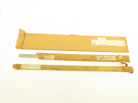 1018 Carbon Steel Ground Flat Bar Stock 1/8"Thick x 24"L  3/4", 1", 4" Lot of 3