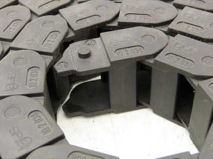Igus 10.2.038 Energy Chain Cable Carrier 1" x 11/16" 199" Length