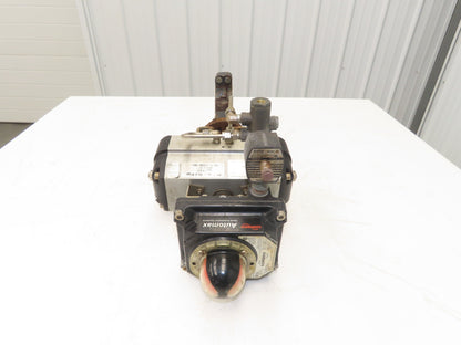 Flowserve B100D 3" Butterfly Wafer Valve Teflon Pneumatic Actuator w/Positioner