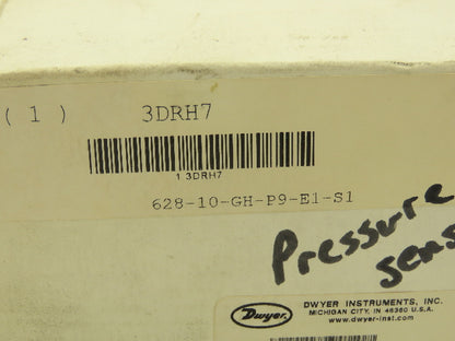 Dwyer Instruments 628-10-GH-P9-E1-S1 Pressure Transmitter 3/4" NPT 0-100 PSI