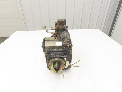 Flowserve B085D 3" Butterfly Wafer Valve Teflon Pneumatic Actuator w/Positioner
