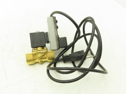 Granzow ET20M-1/2 Solenoid Auto Drain Valve 2-Way 1/2" NPT NC 120VAC