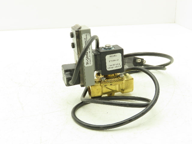 Granzow ET20M-1/2 Solenoid Auto Drain Valve 2-Way 1/2" NPT NC 120VAC