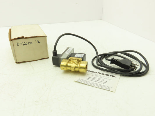 Granzow ET20M-1/2 Solenoid Auto Drain Valve 2-Way 1/2" NPT NC 120VAC