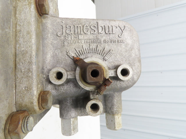 Neles Jamesbury Stainless 6" Flanged Ball Valve 316SS 150psi Pneumatic Actuator