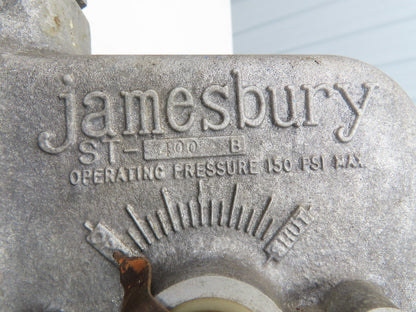 Neles Jamesbury Stainless 6" Flanged Ball Valve 316SS 150psi Pneumatic Actuator