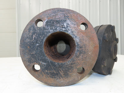 Mueller Steam Specialty 1215 3" ANSI Flanged Y Strainer Cast Iron 500psi