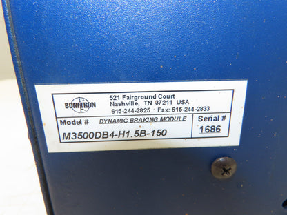 Bonitron M3500DB4-H1.5B-150 Dynamic Braking Module, 480VAC 150A