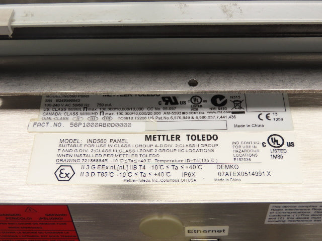 Mettler Toledo CS3600/9477 Checkweigher Hi-Speed Weigh Scale Conveyor 24"x 48"