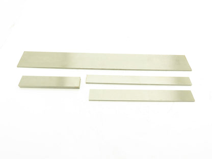 1018 Carbon Steel Ground Flat Bar Stock 3/16", 1/4", 1/2" Thick Mixed Lot 4pcs