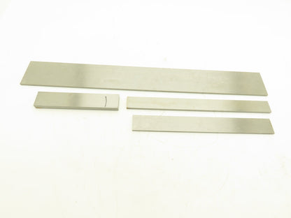 1018 Carbon Steel Ground Flat Bar Stock 3/16", 1/4", 1/2" Thick Mixed Lot 4pcs