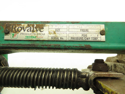 Rovalve S17-A1MIN/HYC 3" Stainless Knife Gate Valve Rising Stem Lug Style 150psi