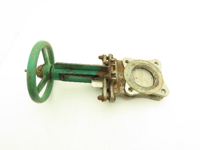 Rovalve S17-A1MIN/HYC 3" Stainless Knife Gate Valve Rising Stem Lug Style 150psi