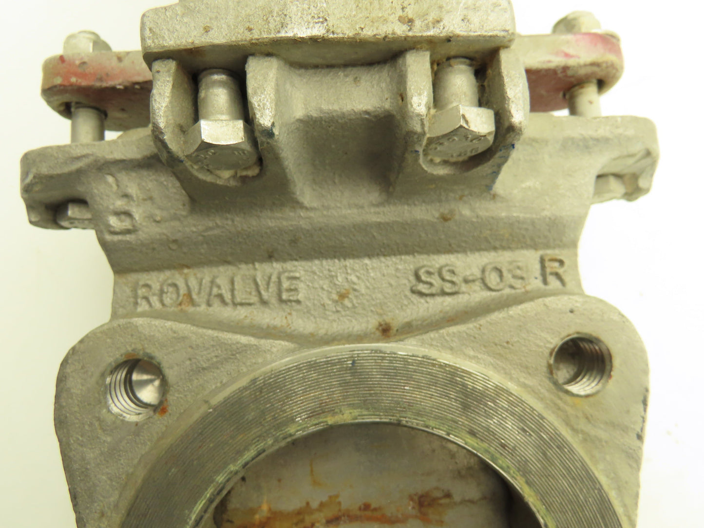 Rovalve 3 IN S17-D 3" Stainless Knife Gate Valve Rising Stem Lug Style 150psig