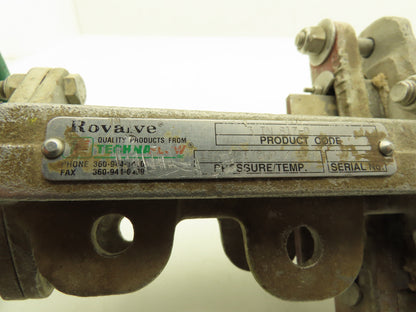 Rovalve 3 IN S17-D 3" Stainless Knife Gate Valve Rising Stem Lug Style 150psig