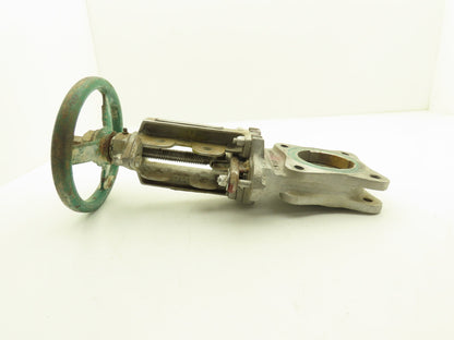 Rovalve 3 IN S17-D 3" Stainless Knife Gate Valve Rising Stem Lug Style 150psig