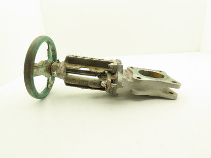 Rovalve 3 IN S17-D 3" Stainless Knife Gate Valve Rising Stem Lug Style 150psig