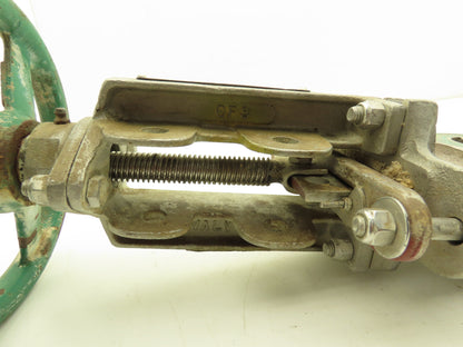 Rovalve 3 IN S17-D 3" Stainless Knife Gate Valve Rising Stem Lug Style 150psig