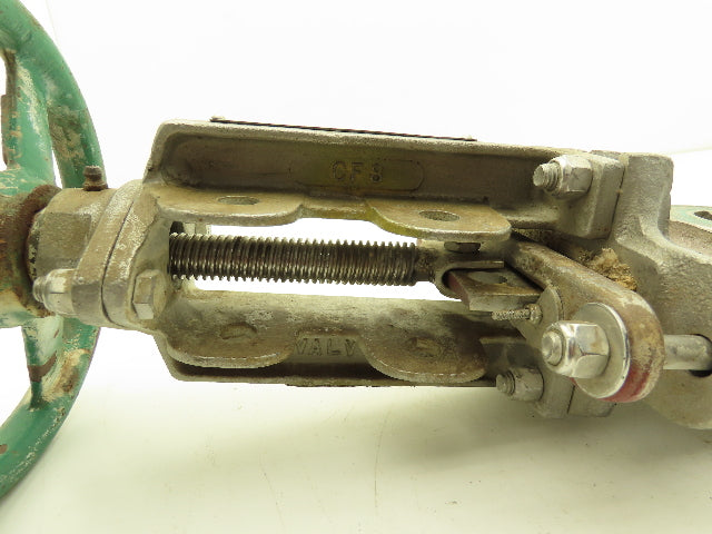 Rovalve 3 IN S17-D 3" Stainless Knife Gate Valve Rising Stem Lug Style 150psig