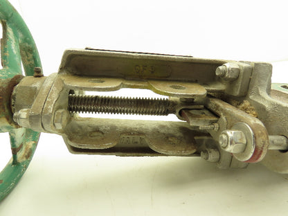 Rovalve 3 IN S17-D 3" Stainless Knife Gate Valve Rising Stem Lug Style 150psig