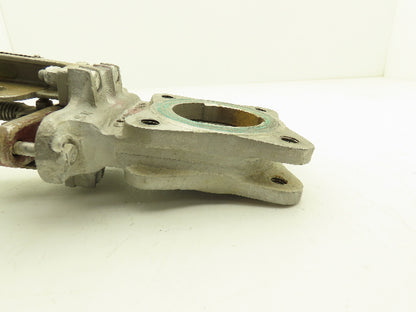 Rovalve 3 IN S17-D 3" Stainless Knife Gate Valve Rising Stem Lug Style 150psig