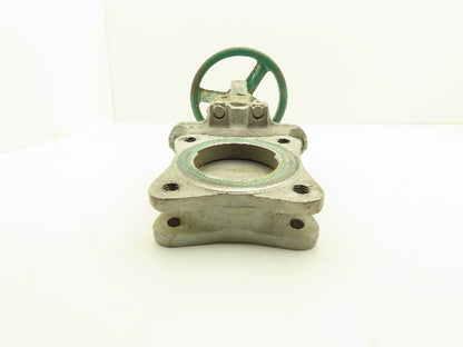 Rovalve 3 IN S17-D 3" Stainless Knife Gate Valve Rising Stem Lug Style 150psig