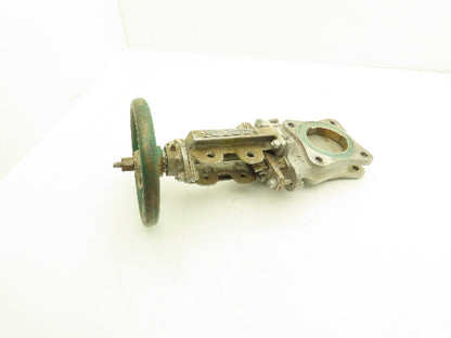 Rovalve 3 IN S17-D 3" Stainless Knife Gate Valve Rising Stem Lug Style 150psig