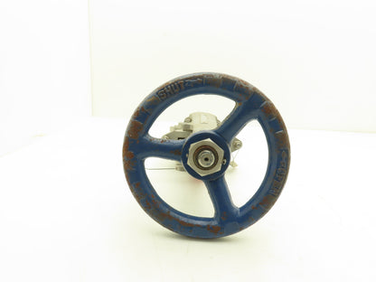 FNW 3" Stainless Knife Gate Valve Rising Stem Lug Style 150psig