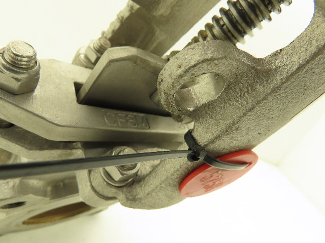 FNW 3" Stainless Knife Gate Valve Rising Stem Lug Style 150psig