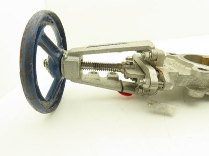 FNW 3" Stainless Knife Gate Valve Rising Stem Lug Style 150psig