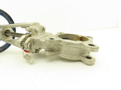 FNW 3" Stainless Knife Gate Valve Rising Stem Lug Style 150psig