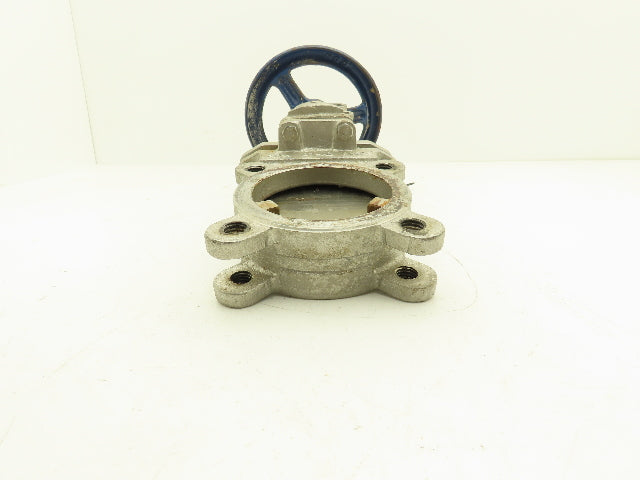 FNW 3" Stainless Knife Gate Valve Rising Stem Lug Style 150psig