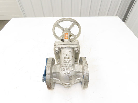 Crane 2" Gate Valve Rising Stem ANSI Flange 285psi